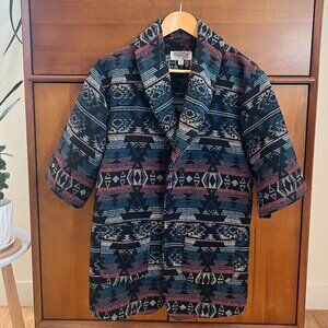 Geo Pattern Easy Fit Jacket - Urban Outfitters